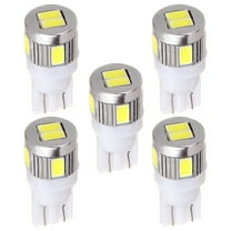 SCITOO 5x T10 LED White 6000K Super Bright:6-5730-SMD ets 194 168 W5W 175 2825 161 LED Bulb Fit for Interior Dome Map Trunk Light Error Free