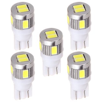 1 Pc T10 W5W 5630 6SMD License Plate Light 12V Car Lights LED Bulb Reading Lights Width Indicator Lights Roof Lights I.324813340