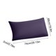 thumbnail image 2 of Fundas de almohada para el cuerpo, suave terciopelo transpirable, 19x29in, adecuadas para personas que tienen calor al dormir, sudores nocturnos, todas las estaciones, color sólido, individual, morado, 2 of 6