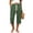 824#Dark Green, variant on Women's Capris Drawstring Elastic High Waisted Cropped Sweatpants Casual Summer Jogger Trousers
