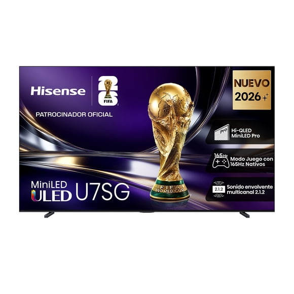 TV Pantalla Gamer Hisense de 100 pulgadas MINILED U7SG con sistema operativo Google TV