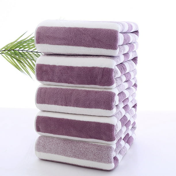 Toalla de baño de terciopelo ampliada, gruesa, absorbente, de secado suave, cómoda para hombres y mujeres.