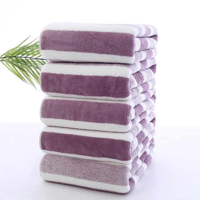 Enlarged Velvet Bath Towel, Thickened Absorbent Soft Drying Towel, Polyester Material, Super Absorbent, Fast Drying, Durable, Suitable for Men & Women, Home Use