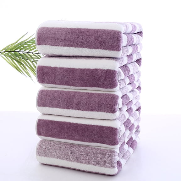BAOPAI Bath Towels 5pcs Oversized Super Absorbent Quick Dry Soft Velvet Plush Bath Sheets For Bathroom Spa Household