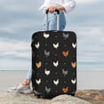 thumbnail image 4 of Wukai Funny Chicken Elastic Luggage Cover: Personalized Protection for Your Suitcase - Fits 19~29-inch, Washable & Durable Travel Companion-Medium, 4 of 8