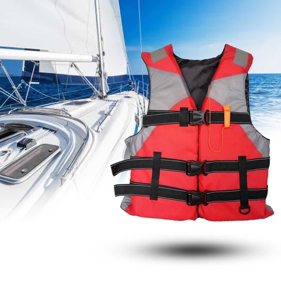 Adult Classic Series Life Vest, Adults Life Jacket Aid Vest Kayak Ski Buoyancy Fishing Boating, Great for Boating, Swimming, Watersports, & More Watersport