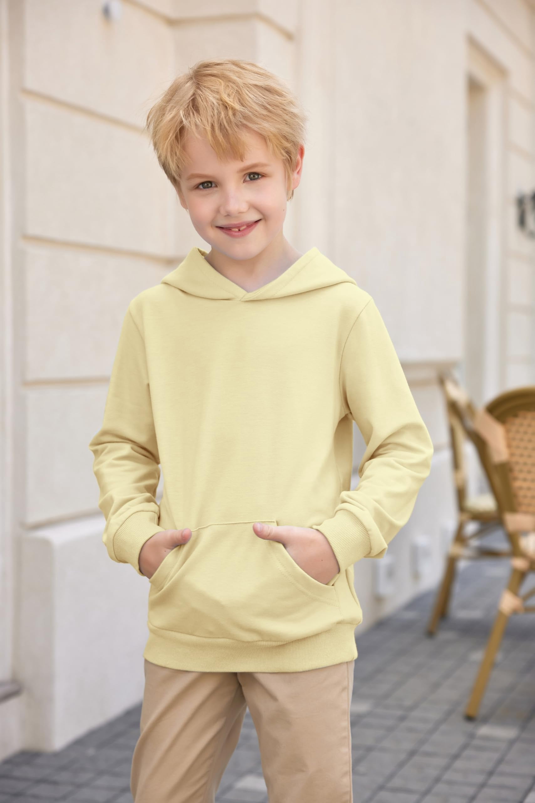Arshiner Boys Hoodies Unisex Kids Soft Pullover Hooded Sweatshirt Classic Casual Hoodie