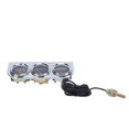 thumbnail image 4 of Kit de manómetro triple Conjunto de manómetro triple Medidor de temperatura del agua Manómetro de prKit de manómetro triple, grupo de manómetro triple de 52 mm para vehículos de 12 V, 4 of 8