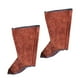 thumbnail image 2 of Protector de cuero para zapatos de soldar, botas de soldar resistentes al fuego, polainas de soldar marrón, 2 of 6