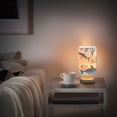 thumbnail image 6 of Fishes Corals Bubbles Table Lamp with USB Port LED Warm Light Lamp Night Light Home Decor, 6 of 7