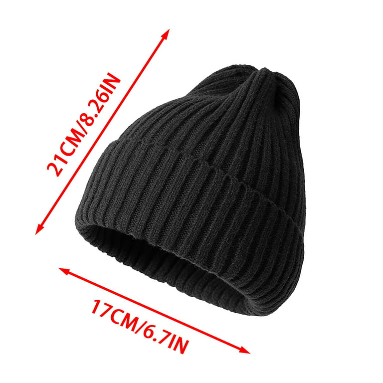 Dorkasm Womens Trendy with Brim Skull Cap Y2k Cold Weather Ear Muffs Cable  Knit Winter Crochet Cool Beanie Hat for Juniors Cute Ponytail Winter Black  