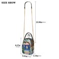 thumbnail image 2 of FORMRS Crossbody Bag for Women Quilted Travel Shoulder Cell Phone Purse with Chain Strap Handbag, Colorful Seaside, 2 of 7