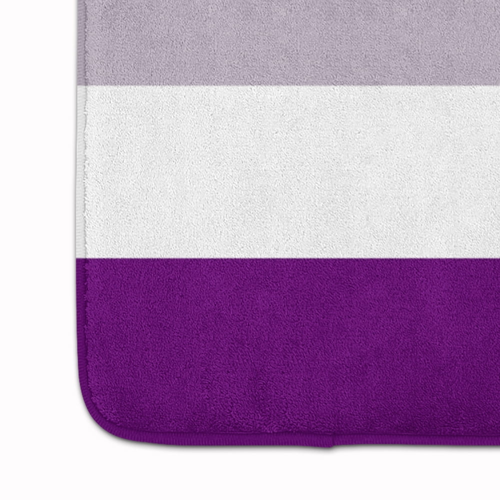Asexual Pride Machine Washable Memory Foam Mat