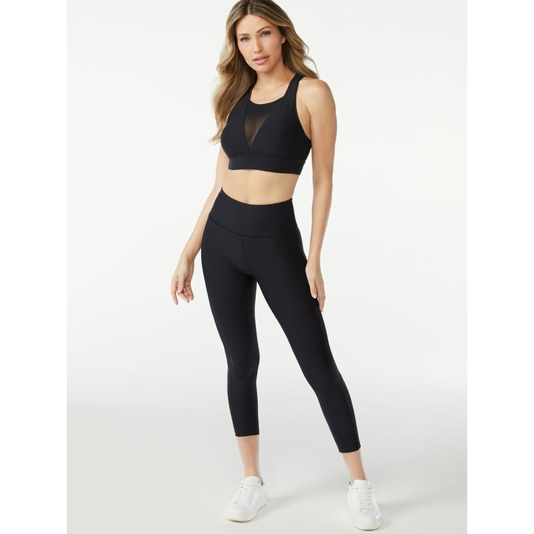 Sofia Active by Sofia Vergara Women's Legging with Mesh Insert, 23