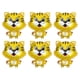 thumbnail image 1 of 6 globos de aluminio con forma de tigre de dibujos animados para decoración de fiestas., 1 of 8