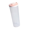 thumbnail image 1 of Contenedores de almacenamiento de alimentos, tarro, bote de cocina, dispensador, organizador antideslizante, cereales rosado, 1 of 8
