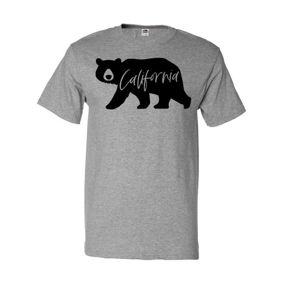Inktastic California Black Bear Silhouette T-Shirt