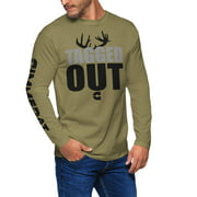 GIMMEDAT The Original Tagged Out Long Sleeve Deer Hunting Shirt Gift (XX-Large) Beige…