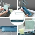 thumbnail image 2 of GOOHOCHY Blue Telescopic Sink Rack for Draining Made of Plastic with Simple Fashion Design, 2 of 7