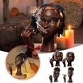 thumbnail image 3 of TIIFSWHS Head Incense Burner Black Woman, Incense Holder Black Women, Face Head Scents Room Waterfall Decor, Cool Stuff for Your Room, Home Decor Gifts, 3 of 5
