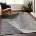 thumbnail image 6 of Addison Rugs Mayfield Washable Transitional Art Deco Taupe Rectangle Rug, 10' x 14', 6 of 6