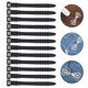 thumbnail image 4 of 12pcs Cable de silicona Minodificadores Organizador de cable de cable cable cable de cable, 4 of 5