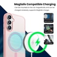 thumbnail image 5 of Entronix Magnetic Case for Galaxy S26, Frosted Matte Back Shock-Absorbent Protective Cover, Pink, 5 of 5