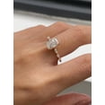 thumbnail image 5 of 3Ct Radiant Cut Real Moissanite Diamond Engagement Ring 14K Yellow Gold Plated, 5 of 6