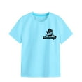 thumbnail image 1 of Toddler Girls Summer Tops Tees Soft Short Sleeve Crew Neck Solid Color T Shirt Daily Spring Shirts For Kid 7-8 T, 1 of 5