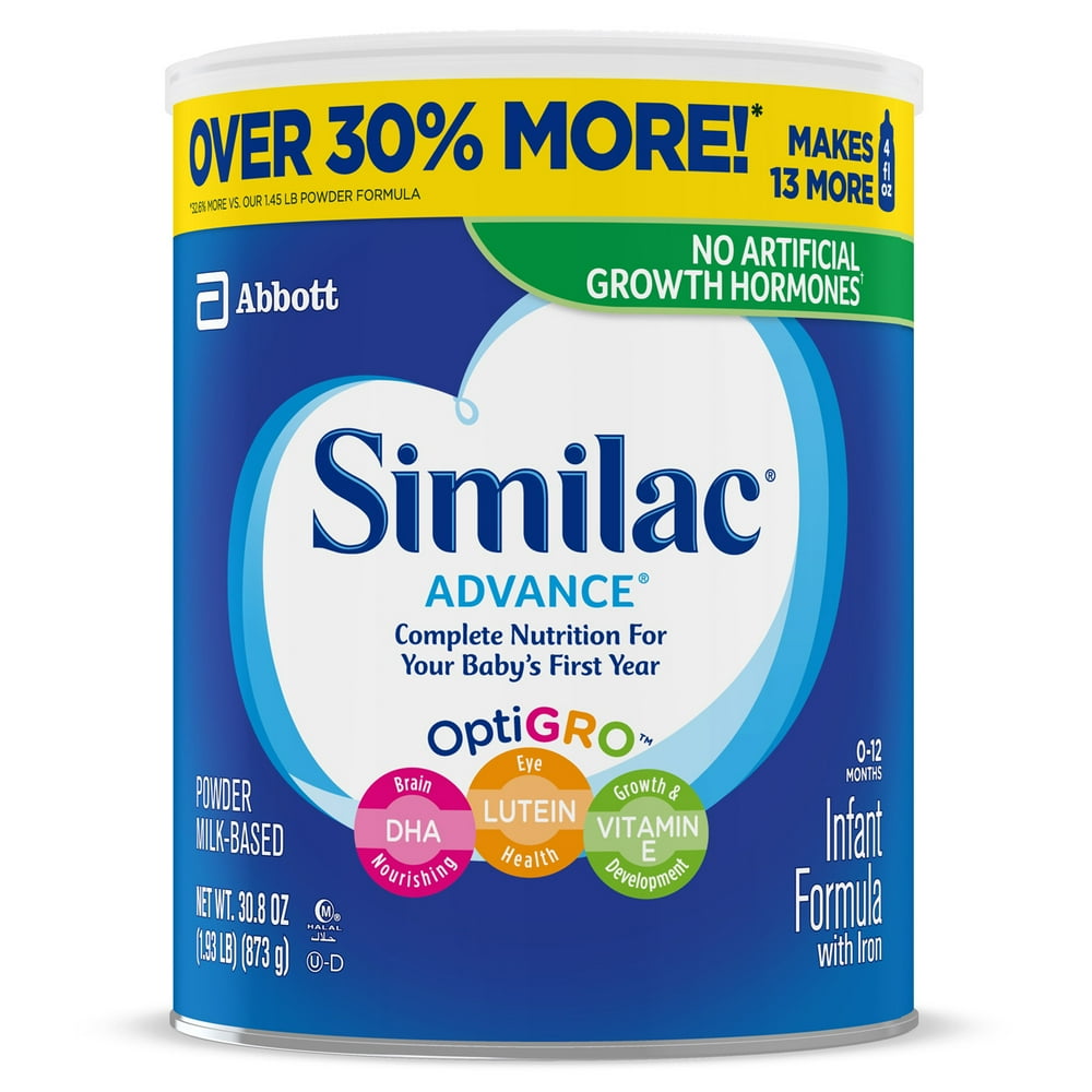 Similac Advance Infant Formula with Iron, Powder, 1.93 lb