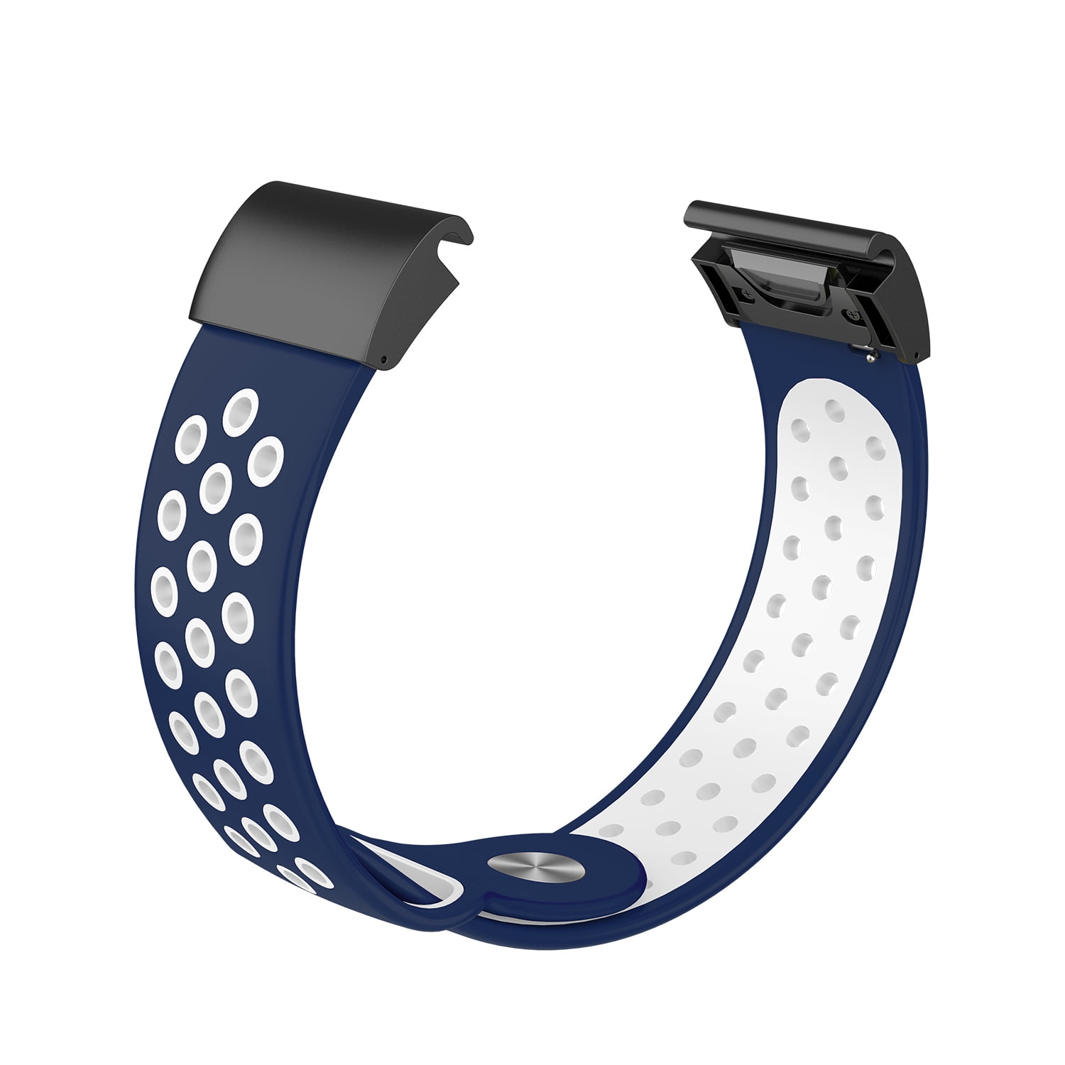 MoKo Bracelet Compatible avec Garmin Fenix 3/3 HR/5X/5X Plus/Tactix  Charlie/Descent Mk1, Bracelet de Remplacement en Silicone avec des Outils -  Bleu
