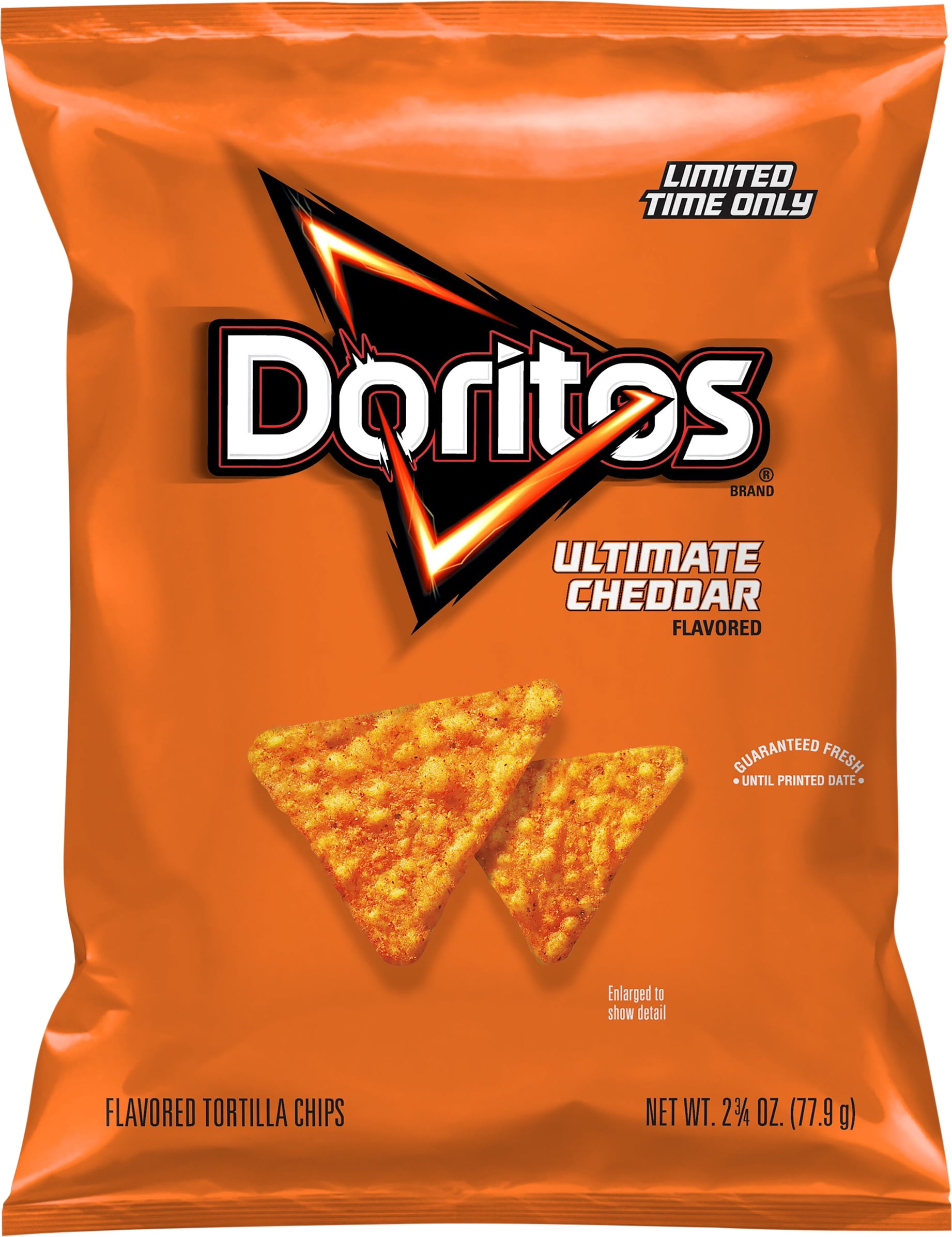 Doritos Ultimate Cheddar Flavored Tortilla Chips, 2 3/4 oz