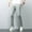 Grey, variant on OmicGot Men's Stretch Classic Pant Men Thin Cotton Trouser Elastic Male Business Fashion Business Slim Fit Straight Casual Trousers 28-38