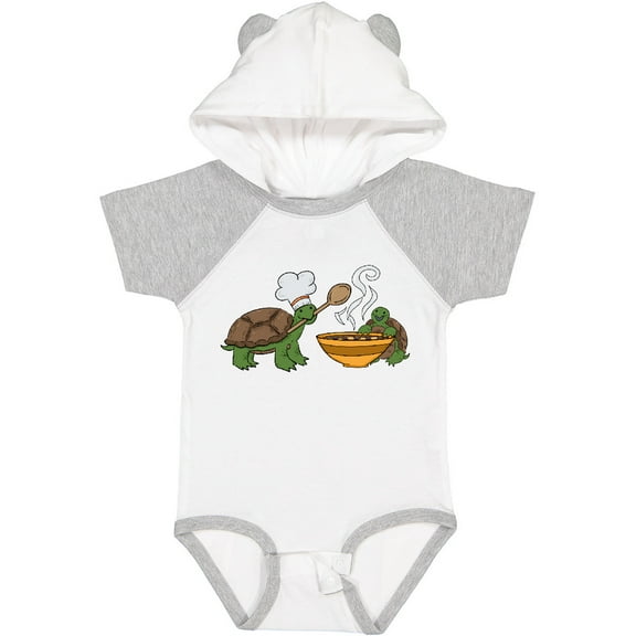 Inktastic Cute Turtle Chefs Making Soup Boys or Girls Baby Bodysuit