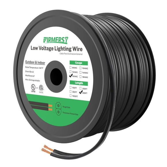 Cable para exteriores Landscape Wire FIRMERST 16/2 de bajo voltaje, 500 pies
