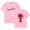 Pink, variant on Honestav Merch T-shirts For Men And Women Fashion Round Neck Tops Long-sleeved Casual Tee