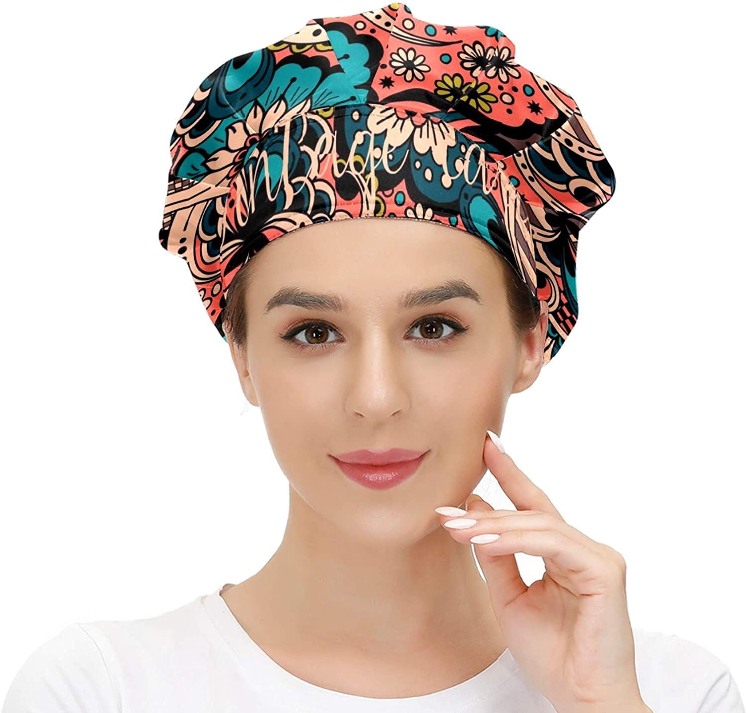 Extra Large Satin Sleep Bonnet Cap for 