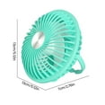 thumbnail image 3 of USB Rechargeable Cooling Fan Tent Fan Desktop Fan USB Power 3 Speed Electric Cooling Fan for Home Office, 3 of 8