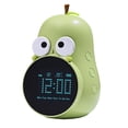 thumbnail image 2 of Despertador para niños BLESIY Despertador de Pera Reloj Digital verde, 2 of 8