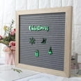 thumbnail image 2 of Elementos navideños dorados de 3 caracteres reemplazables tablero de letras de fieltro DIY manual, 2 of 5