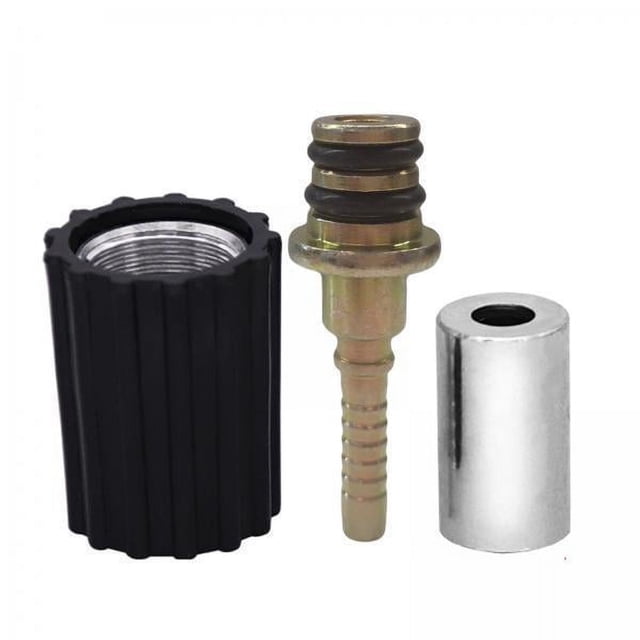Adaptador para lavadora a presión,Herramienta de manguera de jardín M22 para junta de tubo de arandela de coche,Conector de manguera adaptador de lavadora de alta presión,Accesorios 2 piezas