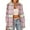 Pink, variant on VgaVtl Womens Shirts Plus Size Long Sleeve Collared Plaid Women Tops Loose Button Down Holiday Casual Green Shirts,XXL