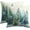 Blue Green Tree, variant on Watercolor Christmas Tree Pillow Covers 16x16 Set of 2 Blue Green Xmas Print Vintage Decorative Outdoor Throw Pillow Case Rustic Winter Holiday Decoration Farmhouse Sofa Couch Cushion Cover Bed Decor