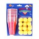 thumbnail image 4 of El juego de Beer Pong incluye 24 vasos rojos y pelotas de ping pong, juguete para fiestas y pub NikouMX  Muebles, 4 of 8
