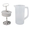 thumbnail image 1 of Manual Juice Extractor Blender, 2000ML Capacity PP Manual Juice Extractor Clear Scale Tight Lid  for Cold Drink, 1 of 7
