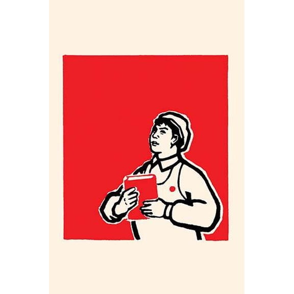 Red Woman-Fine Art Canvas Print (20" x 30")