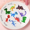 thumbnail image 4 of Pintura de diamantes para niños, dinosaurio, pegatinas de diamantes 5D para manualidades infantiles, decoración del hogar, incluye 12 pegatinas de diamantes, 2 bolígrafos de pintura de diamantes, 2, 4 of 5