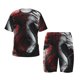 thumbnail image 1 of Balery Cool Black And White Dragon Conjunto de Pijama Infantil de Manga Corta con Estampado – Ropa de Dormir de Algodón Suave-3X-Large, 1 of 6