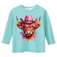 thumbnail image 4 of TZEWGL T-Shirts pour Nouveau-Né Imprimé Col Rond Manches Courtes Courtes Raccourcies Blouse pour Bébé Taille 13-14T, 4 of 4