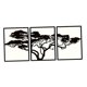 thumbnail image 5 of 3 piezas de arte de pared de metal, regalo moderno, decorativo, impermeable, listo para colgar. 293 cm, 5 of 9